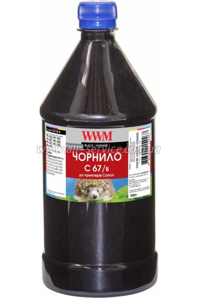  WWM  Canon IPF-107Bk 1000 Black  (C67/B-4)