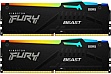     DDR5 16GB (2x8GB) 5200 MHz Beast RGB Kingston Fury (ex.HyperX) (KF552C36BBEAK2-16)