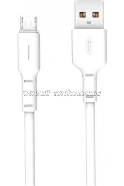 ���� ������ USB 2.0 AM to Micro 5P 1.0m 3A white XO (NB112-M-WH)