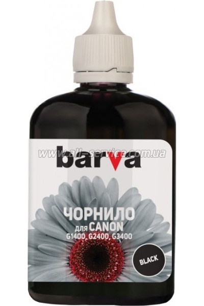  Barva GI-490 Canon PIXMA G1400 / G2400 / G3400 90  Black Pigmented (G490-507)