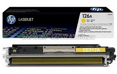     HP 126A  CP1025/  MFP M175A/ CE312A yellow