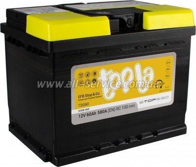   Topla 60 Ah/12V EFB Euro (112 060)