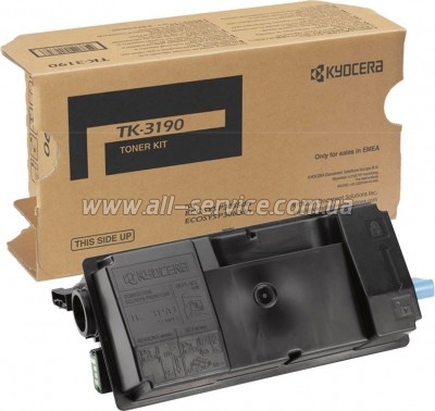 - Kyocera TK-3190 Kyocera ECOSYS P3055dn/ P3060dn/ P3155dn/ P3160dn/ M3655idn/ M3660idn (1T02T60NL0/ 1T02T60NL1)