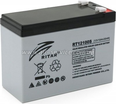   Ritar AGM RT12100S 12V-10Ah (RT12100S)