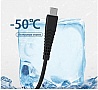 ���� ������ USB 2.0 AM to USB-C 1.0m 2.4A silicone black Denmen (DM-D42T-BK)