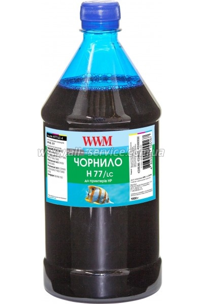  WWM  HP 177/ 85 1000 Light Cyan  (H77/LC-4)