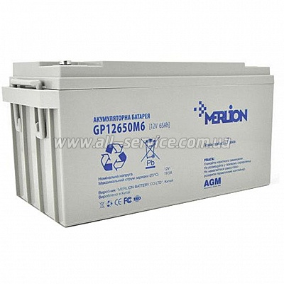     Merlion RDC12-65. 12V-65Ah (GP12650M6)