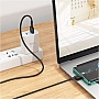 ���� ������ USB 2.0 AM to USB-C 1.0m 3A PVC X83 black HOCO (6931474770905)
