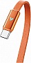 ���� ������ USB-C to USB-C 1.0m 5A 100W ultra-thin orange ColorWay (CW-CBPDCC100-OR)