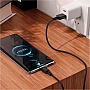 ���� ������ USB 2.0 AM to USB-C 1.0m Cool silicone X90 black HOCO (6931474788443)