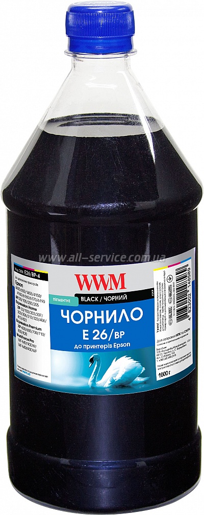  WWM  Epson Expression Premium XP-600/ XP-605/ XP-700/ 1000 Black  (E26/BP-4)