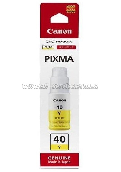  GI-40Y Canon Pixma G5040/ G6040/ GM2040 Yellow (3402C001)