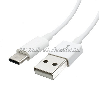  USB 2.0 - Type-C 1  Patron White (PN-Type-C-1M)