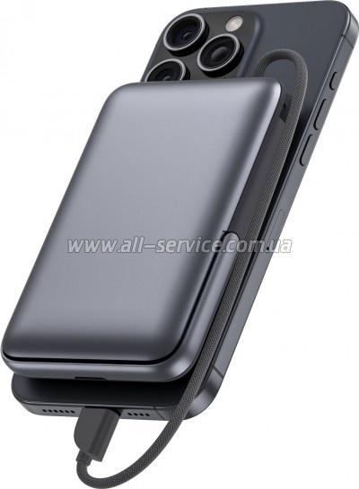 Батарея универсальная Vinga 10000 mAh PD 22.5W (VPBB1022WL) Батарея универсальная Vinga 10000 mAh PD 22.5W (VPBB1022WL)