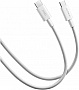 ���� ������ USB-C to USB-C 2.0m 6A braided white Xiaomi (1169400)