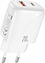 �������� ������� XO 1xUSB-C PD20W + 1xUSB QC3.0 White (L158.white)