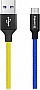 ���� ������ ColorWay USB 2.0 AM to Micro 5P 1.0m National (CW-CBUM052-BLY)