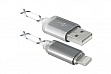  DEFENDER ACH03-03LT USB(AM)-Lightning GrayLED backlight 1m (87550)