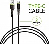 ���� ������ USB 2.0 AM to USB-C 2.0m CBFLEXT2 Black Intaleo (1283126521423)