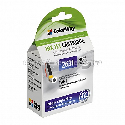  ColorWay EPSON XP600/ 605/ 700 photo black (CW-EPT2631)