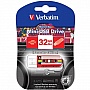  32Gb VERBATIM USB Drive MINI CASSETTE EDITION RED (49392)