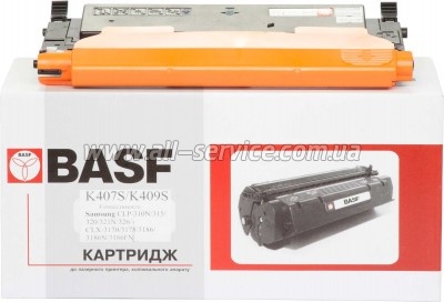  BASF Samsung CLP-310N/ 315/ CLX-3170  CLT-K409 Black (BASF-KT-CLTK409S)