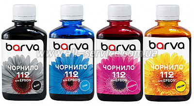   Barva Epson 112 Epson L15150/ L15160/ L6570/ L6550/ L11160/ L6490/ L15180/ L6580 4x180 (E112-180-MP)