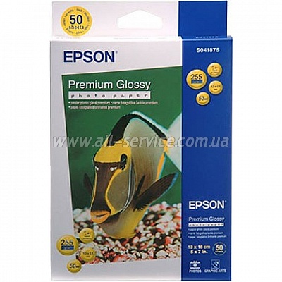  Epson 13x18 Premium Glossy Photo Paper (C13S041875)
