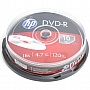  DVD HP DVD-R 4.7GB 16X 10 (69315/ DME00026-3)