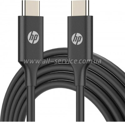 ���� ������ USB-C to USB-C 3.0m USB 3.1 PD 3A 60W HP (HP_DHC-TC107-3M)