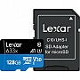 ����� ������ Lexar 128GB microSDXC class 10 UHS-I 633x (LSDMI128BB633A)
