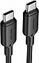 ���� ������ USB-C to USB-C 2.0m 5A aluminum black Vention (TRIBH)