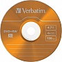 ���� Verbatim DVD+RW 4.7Gb 4x SlimCase 5�� Color (43297)