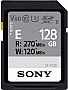   Sony 128GB SDXC C10 UHS-II U3 V60 R270/W120MB/s Entry (SFE128.AE)