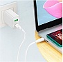���� ������ USB-C to USB-C 2.0m 240W TPE X93 white HOCO (6931474790743)
