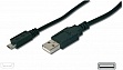 ���� ������ Micro USB2.0 type B 1.8m Digitus (AK-300110-018-S)