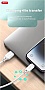 ���� ������ USB-C to USB-C 1.0m 60W braided XO (NBQ236B_White)