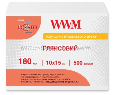  WWM Glossy 180/ 10x15 500 (G180.F500)