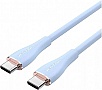 ���� ������ USB-C to USB-C 1.0m USB2.0 100W Light Blue Silicone Vention (TAWSF)