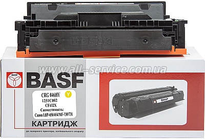 BASF Canon 046H Canon LBP-650/ MF-730  1251C002/ CF412X Yellow (BASF-KT-046HY-U)
