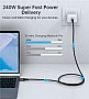 ���� ������ USB-C to USB-C 1.2m USB4.0 Gen3 240W Choetech (XCC-1040-GY)