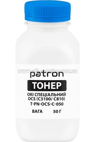 Тонер Patron Oki Special OCS бутль 50г Cyan (PN-OCS-C-050) Тонер Patron Oki Special OCS бутль 50г Cyan (PN-OCS-C-050)