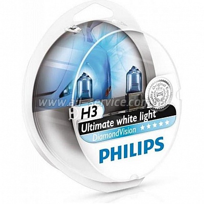   Philips H3 Diamond Vision 5000K, 2/ (12336DVS2)