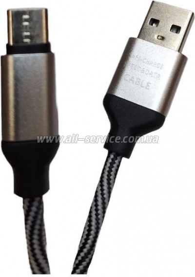���� ������ USB 2.0 AM to USB-C 1.0m 2.4A gray XoKo (XK-CTC-005-GR)