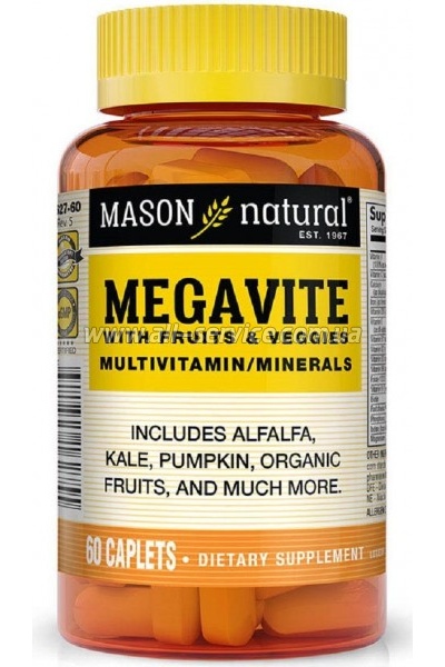  Mason Natural     , Megavite With Fruits&Ve (MAV16275)
