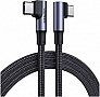 ���� ������ USB-C to USB-C 2.0m 5A 100W US335 90-degree Space Gray Ugreen (70698)