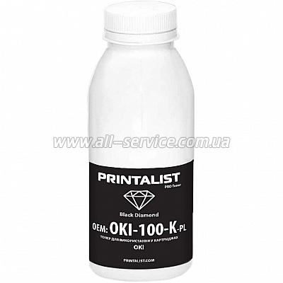  PRINTALIST OKI   100 Black (OKI-100-K-PL)