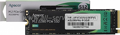 SSD  M.2 2280 512GB Apacer (AP512GAS2280P4U-1)