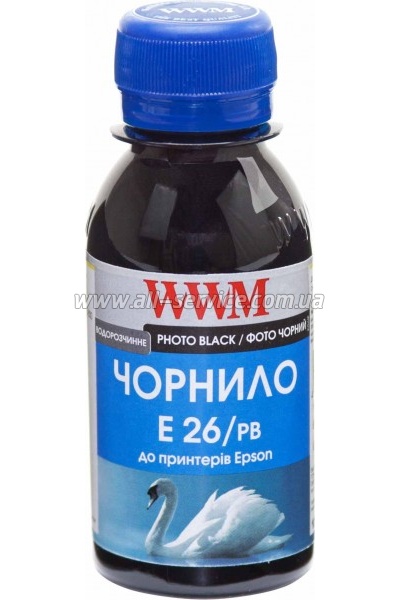  WWM  Epson Expression Premium XP-600 / XP-605 / XP-700 100 Photo Black  (E26/PB-2)