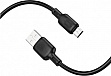 ���� ������ USB 2.0 AM to Micro 5P 2.0m Lenny silicone BX113 black BOROFONE (6941991115493)